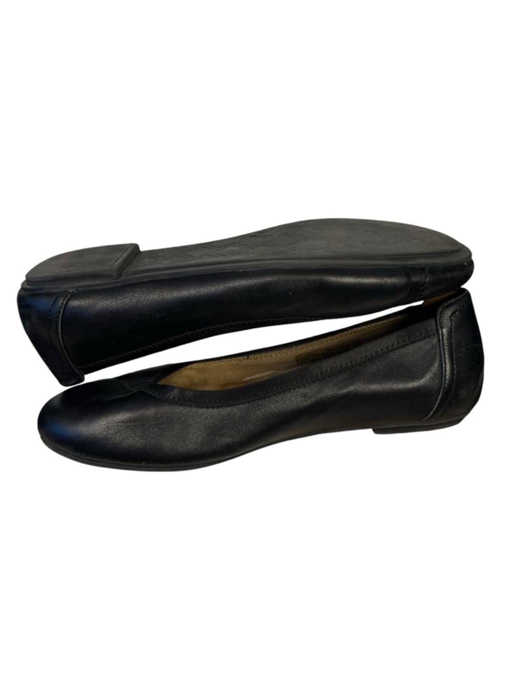 Vionic Caroll Black Ballet Flat Slip On Comfort Leather Shoes Size‎ 9 - Picture 9 of 12